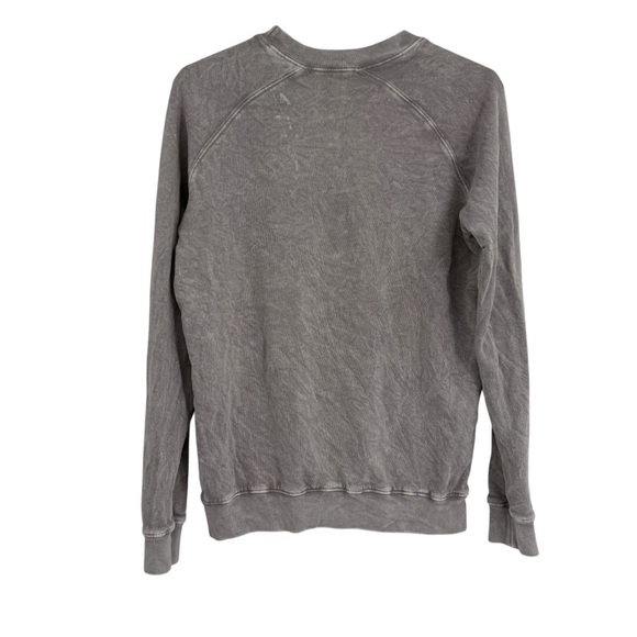 Peloton Womens Classic Grey Stone Washed Crew Sweatshirt Size XS Pullover USA - Picture 2 of 9